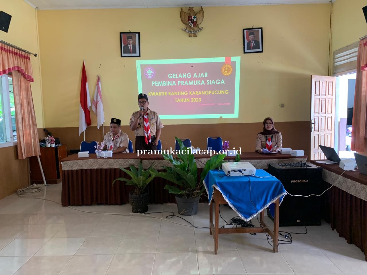 TINGKATKAN KWALITAS PEMBINA KWARRAN KARANGPUCUNG ADAKAN GELANG AJAR